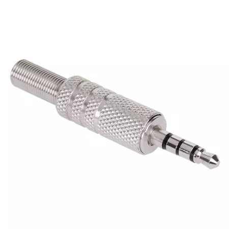 Mufe Jack - Mufa JACK 3.5 mm tata metal 4 contacte 4 pini