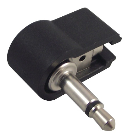 Mufa Jack 3.5 mm mono tata unghi 90 grade pe cablu Lumberg WKLS 2 negru [2]