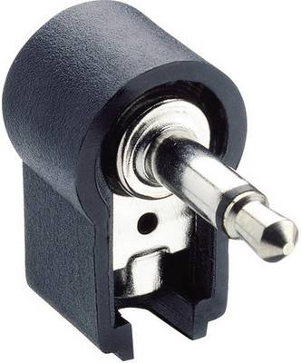 Mufa Jack 3.5 mm tata stereo unghi 90 grade pe cablu Lumberg WKLS 40, culoare neagră [2]