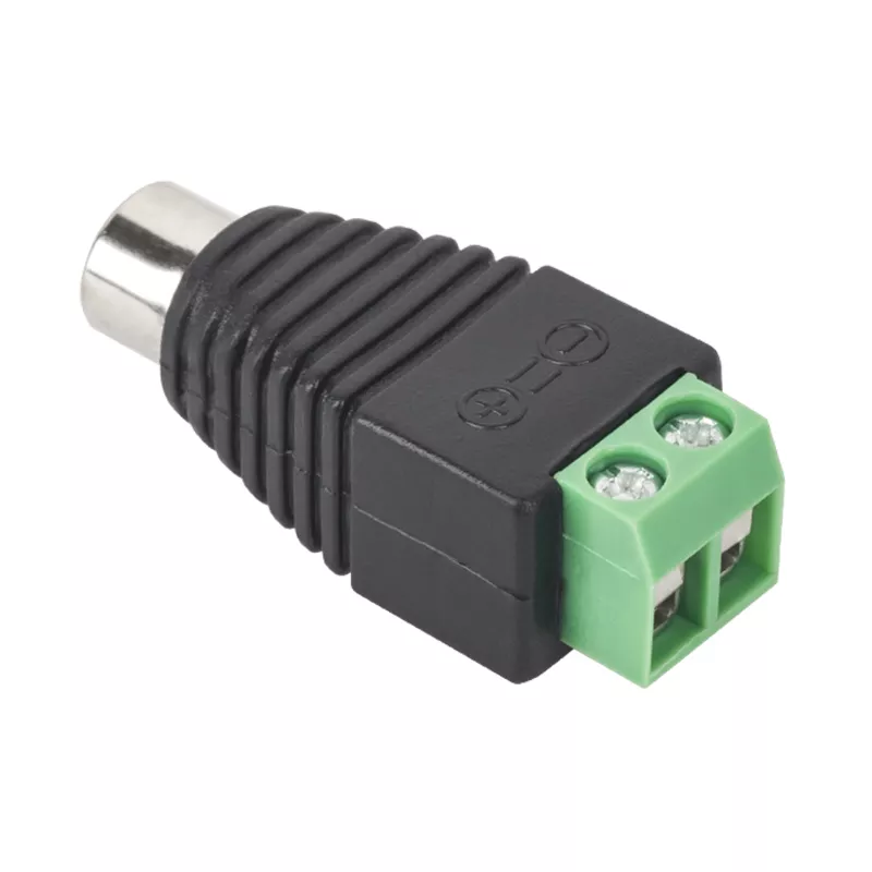 Mufa RCA mama rapidă cu șurub OEM, conector RCA, garanție 24 luni, utilizare regletă. [1]