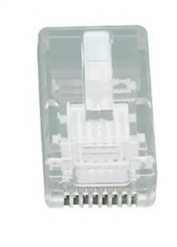 Mufe retea RJ45 - Mufa rețea RJ45 8P8C Cat5e neecranat contacte aurite Well – IoElectronice.ro