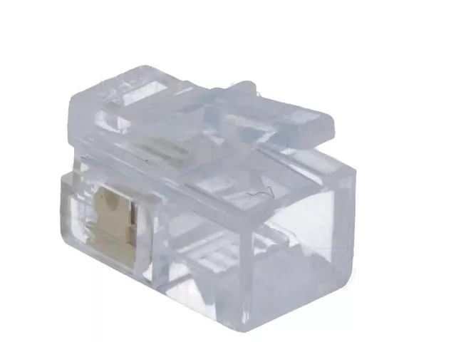 Mufe telefon - Mufa RJ10 4p4c pe cablu IDC crimpat MH CONNECTORS MHRJ114P4CR – IoElectronice.ro