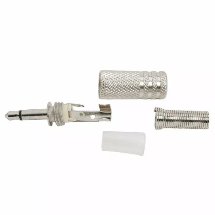 Mufa tata Jack Mono 3.5 mm metal cu protecție cablu OEM, conector stereo, garanție 24 luni persoane fizice [1]