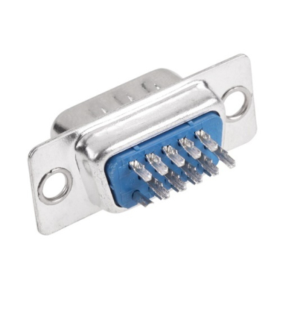 Mufa VGA HDDB tata 15 pini cu terminale de lipire [1]