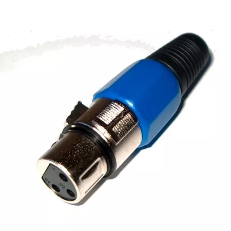 Mufe XLR - Mufa XLR mama albastru