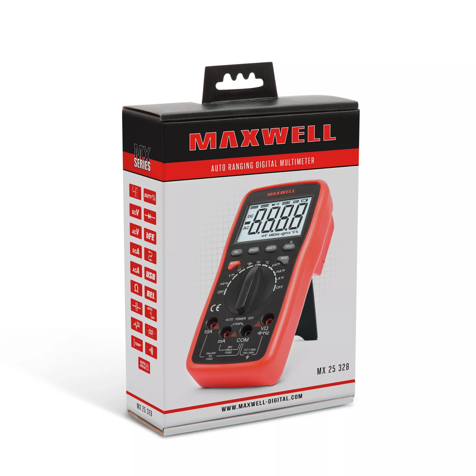 Multimetru digital 5in1 USB Maxwell, afisaj 4 digiti, tester compatibil DIGI, garantie 24 luni persoane fizice [5]