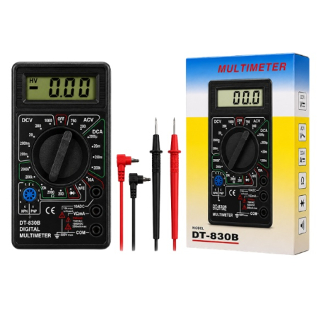 Multimetre - Multimetru digital DT-830B cu afisaj LCD si sonde de masura