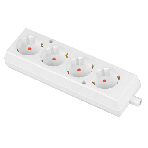 Electrice - Multipriza 4 prize Schuko alb GN-470S/WE Plastrol