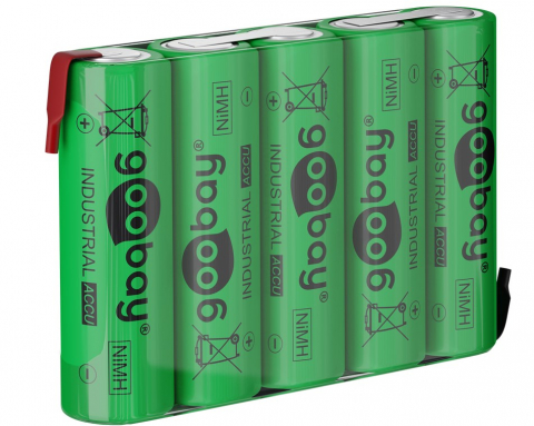 Electrice - Acumulatori AA Reîncărcabili 2100mAh 6V NiMH, Pachet 5x Goobay – Energie Fiabilă pentru Dispozitivele Tale
