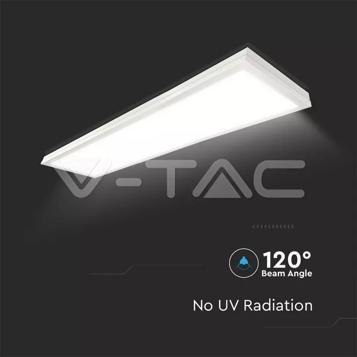 Panou LED aplicabil 40W 4000lm 120x30cm 6500K alb V-TAC [5]