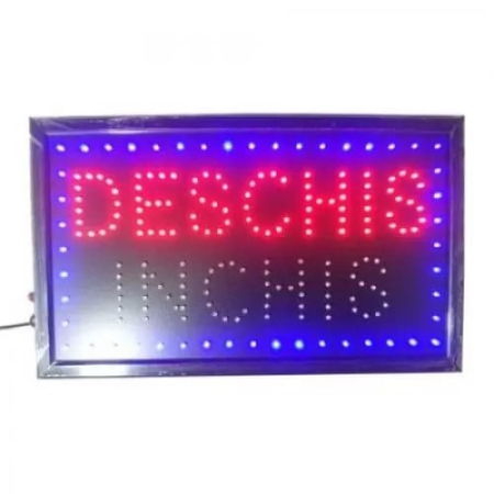 Led-uri - Panou Luminos LED DESCHIS ÎNCHIS 50x25cm 220V Magazin Restaurant
