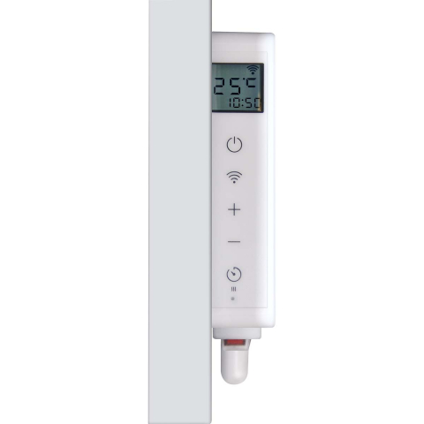 Panou radiant infraroșu WiFi Nedis 350W, control vocal, IP44, alb, ideal pentru încăperi până la 9 m² [5]
