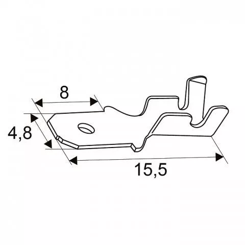 Papuc cositorit tata 4.8mm - IoElectronice.ro [1]