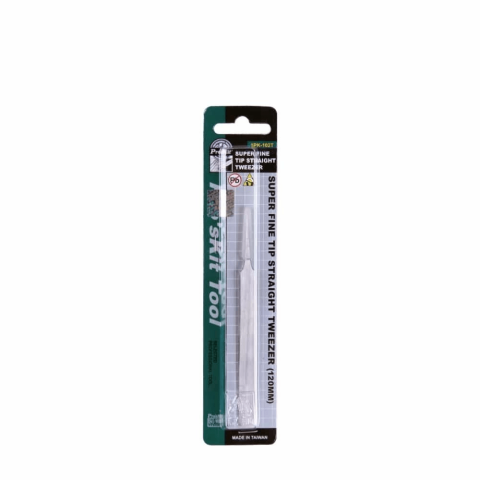 Penseta dreaptă cu vârf super fin 120mm Pro'sKit 1PK-102T pentru precizie în lucrări de electronică [1]