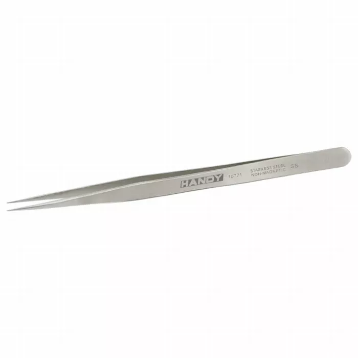 Pensete - Pensetă cu vârf ascuțit și execuție dreaptă, 140mm, din oțel inox, antimagnetic, pentru precizie și durabilitate