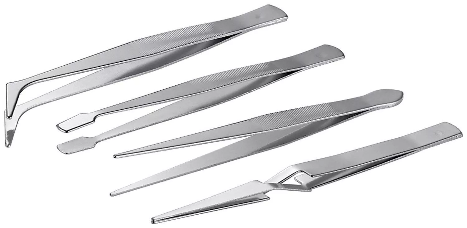 Pensete - Pensete 4buc set fixPoint – Instrumente precise pentru lucrări delicate – IoElectronice.ro