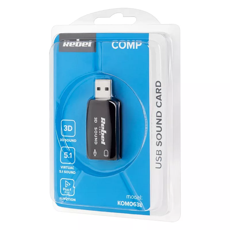 Placa de sunet USB 5.1 Rebel – IoElectronice.ro [1]