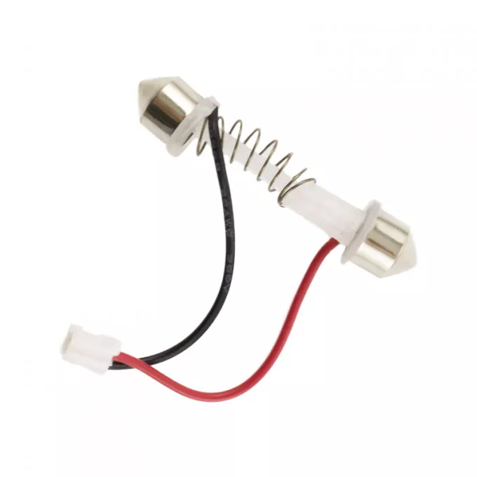 Placa LED SMD 35x35 mm 12V SMD5050 3W alb rece 320lm cu adaptoare W5W C5W BA9S CarGuard [1]
