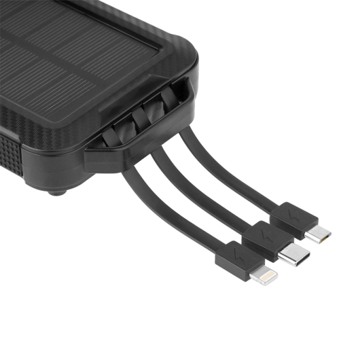 Power Bank 10000mAh Solar QI 5W Kruger&Matz KM0910 USB Type C negru, 2000mAh, garanție 6 luni [3]