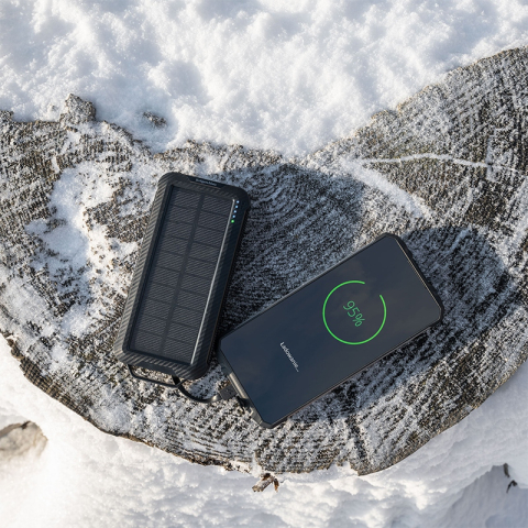 Power Bank 10000mAh Solar QI 5W Kruger&Matz KM0910 USB Type C negru, 2000mAh, garanție 6 luni [5]