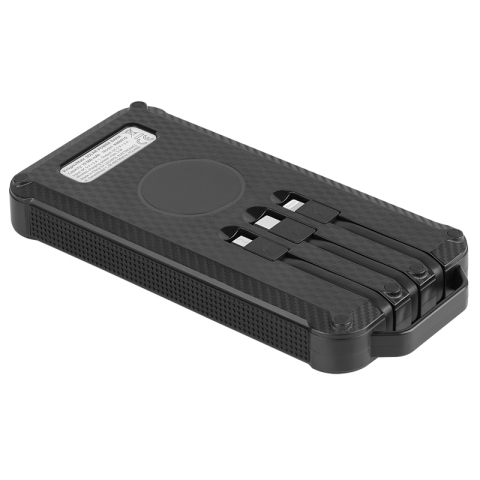 Power Bank 10000mAh Solar QI 5W Kruger&Matz KM0910 USB Type C negru, 2000mAh, garanție 6 luni [1]