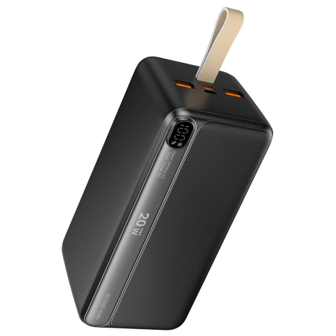 Power Bank 40000mAh QC3.0 PD 20W cu display, USB micro, USB A, USB Type C, Kruger&Matz, negru, garanție 6 luni [5]