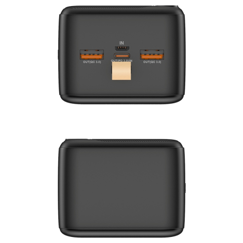 Power Bank 40000mAh QC3.0 PD 20W cu display, USB micro, USB A, USB Type C, Kruger&Matz, negru, garanție 6 luni [2]