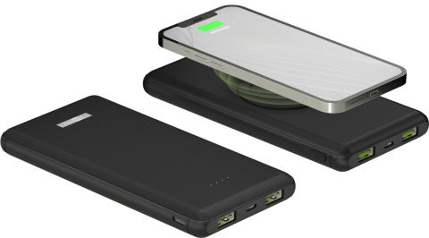 Power Bank wireless 10000mAh USB Type C PD QC3.0 Goobay negru [4]