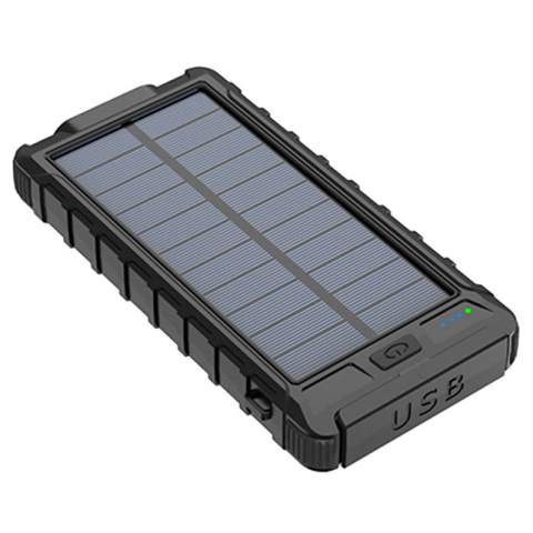 Baterii externe - POWER BANK SOLAR 10000mAh PLATINET PMPB10SP – IoElectronice.ro