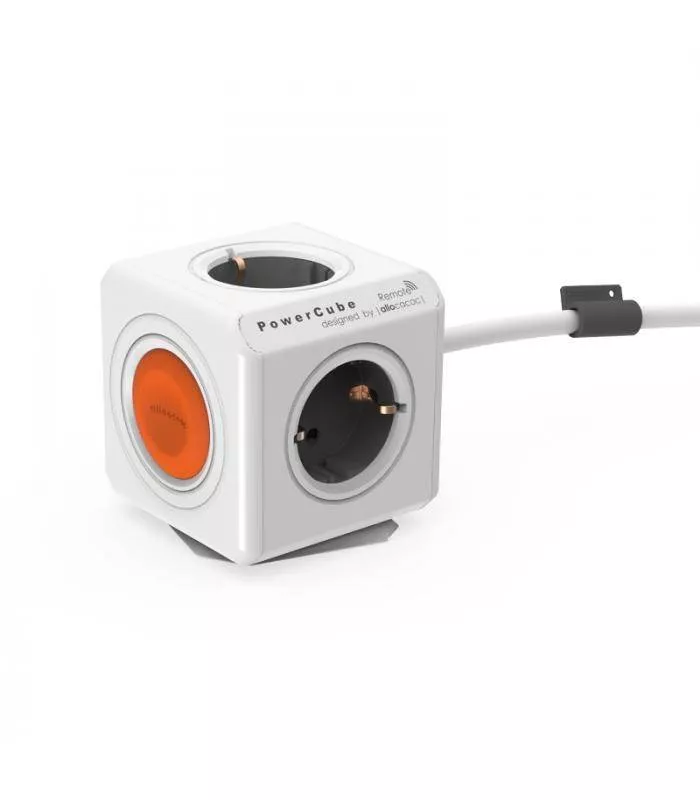 Prelungitoare electrice - Prelungitor cu 4 prize și control de la distanță, design compact, siguranță și funcționare eficientă