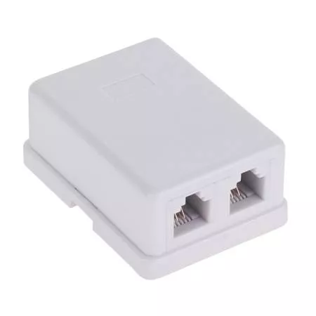 Conectica - Priza 2x RJ11 telefon 6P4C Cabletech
