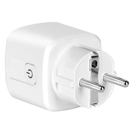 Priza Kruger&Matz KM2202-W SMART WI-FI CONNECT P4 TUYA 3680W 16A monitorizare consum energie [1]