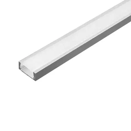 Profile aluminiu banda LED - Profil aluminiu pentru banda LED 2m 16mm x 7mm alb V-TAC – IoElectronice.ro