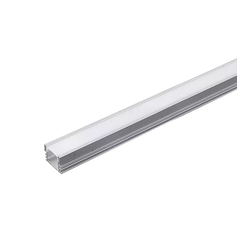 Profile aluminiu banda LED - Profil aluminiu pentru banda LED 2m 17.4mm x 12.1mm mat V-TAC – IoElectronice.ro