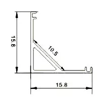 Profil aluminiu rotunjit pentru bandă LED 2m 15.8mm x 15.8mm V-TAC – IoElectronice.ro [2]