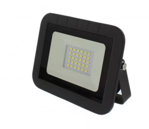 Proiectoare - Proiector LED 20W 1600lm IP65 6500K alb rece carcasa aluminiu negru Well