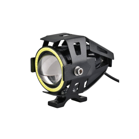 Proiector LED Off-Road cu Lupa, Angel Eye Alb și Devil Eye Roșu, 12V, pentru ATV, SSV, UTV [10]