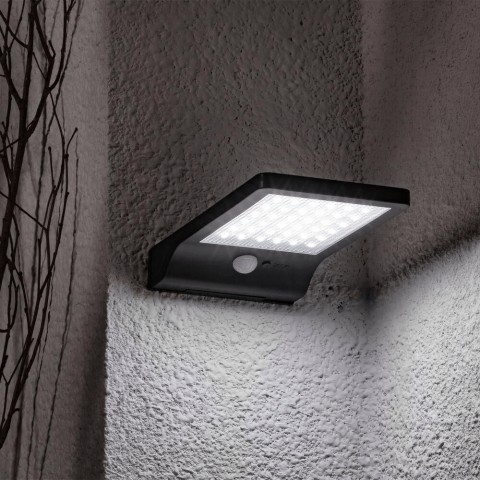 Proiector solar de perete cu senzor de mișcare 300lm lumină rece Modee ML-WS107 – IoElectronice.ro [5]