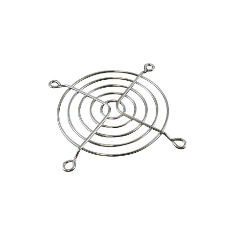 Accesorii ventilatoare - Protecție 80x80mm pentru ventilator metal fixare șurub argintiu TQSolution FG-08 – IoElectronice.ro