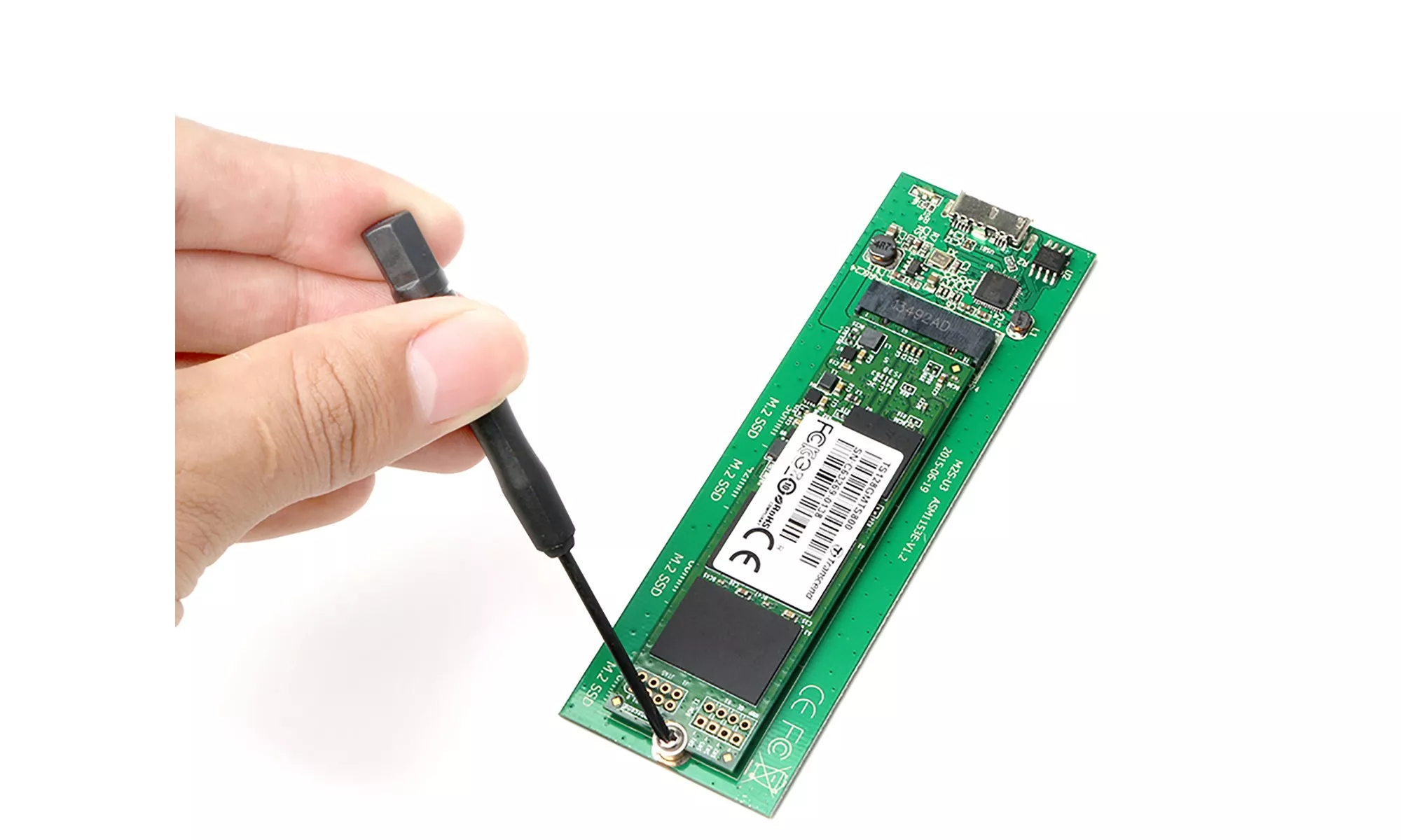 Rack extern M.2 B-Key SATA SSD NGFF compatibil 2230 2242 2260 2280 USB 3.0 carcasa aluminiu negru i-tec – IoElectronice.ro [3]