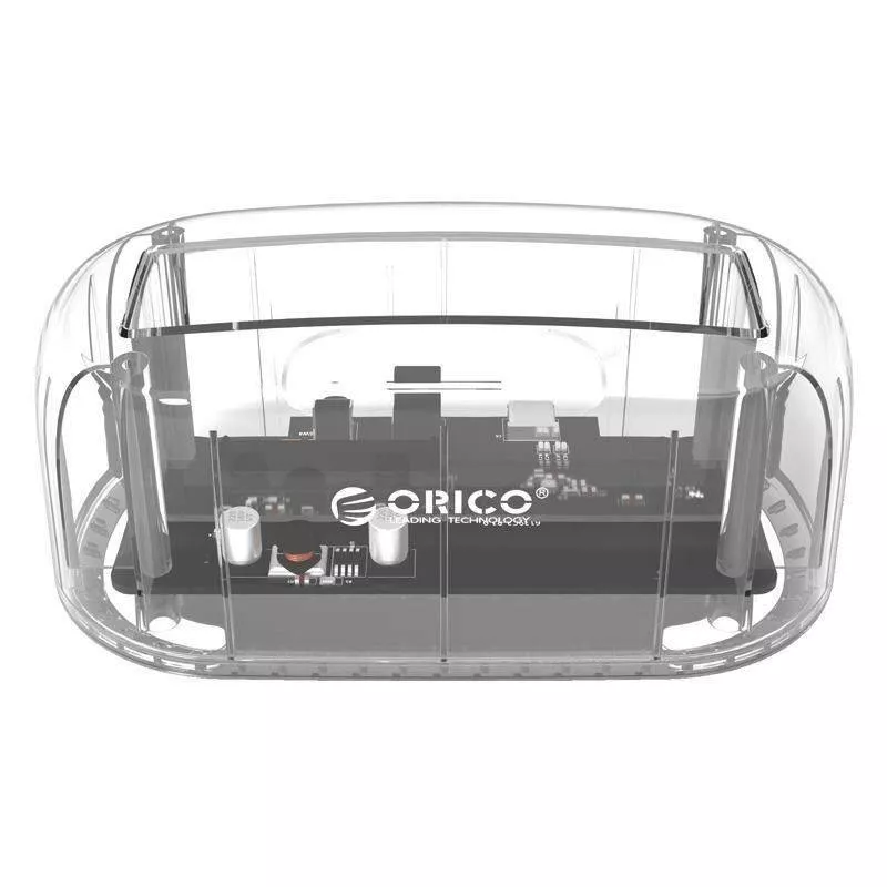Hard Disk - Rack HDD 2.5 3.5 inch USB 3.0 transparent cu docking station Orico – IoElectronice.ro