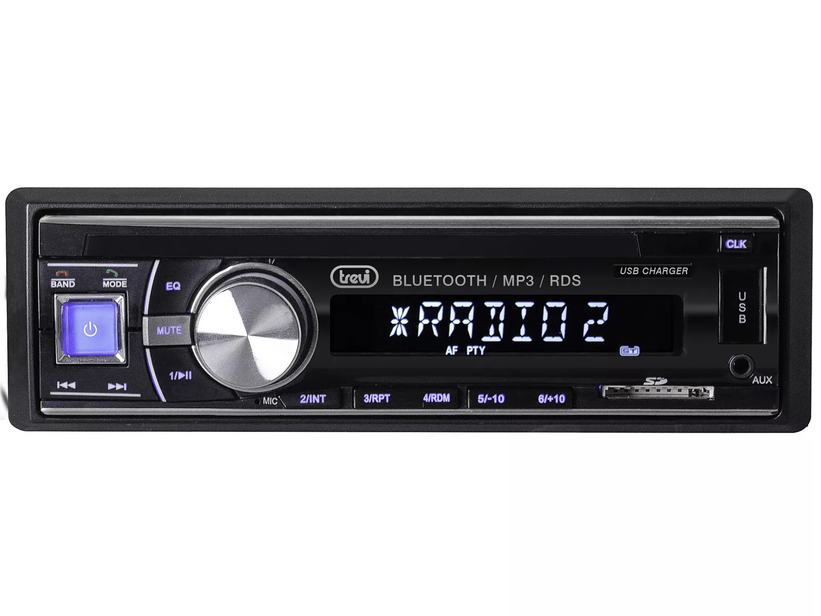 Radiouri auto - Radio auto SCD 5702 BT cu slot USB și SD Bluetooth 4x7.5W Trevi – IoElectronice.ro