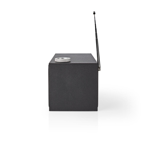 Radio internet FM Bluetooth 18W Nedis negru, putere 18W, conectivitate Bluetooth, design compact. [2]