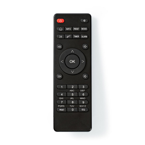 Radio Internet Bluetooth Nedis 18W, Ecran color, Telecomandă, Wi-Fi, FM, Sunet premium, Design elegant negru [6]