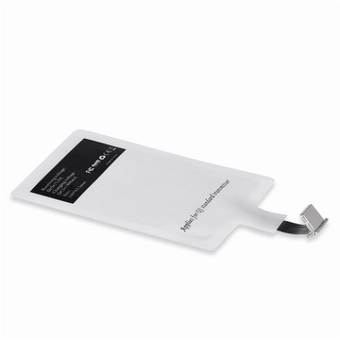 Receptor wireless Qi pentru iPhone Apple – Încărcare rapidă și sigură cu adaptor Lightning Choetech WP-IP-301WH [2]