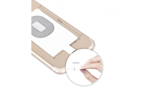 Receptor wireless Qi pentru iPhone Apple – Încărcare rapidă și sigură cu adaptor Lightning Choetech WP-IP-301WH [7]