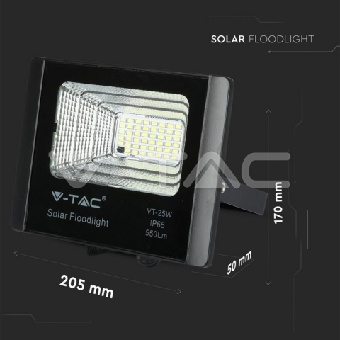 Reflector LED 12W 6000K 550lm cu încărcare solară V-TAC – IoElectronice.ro [4]