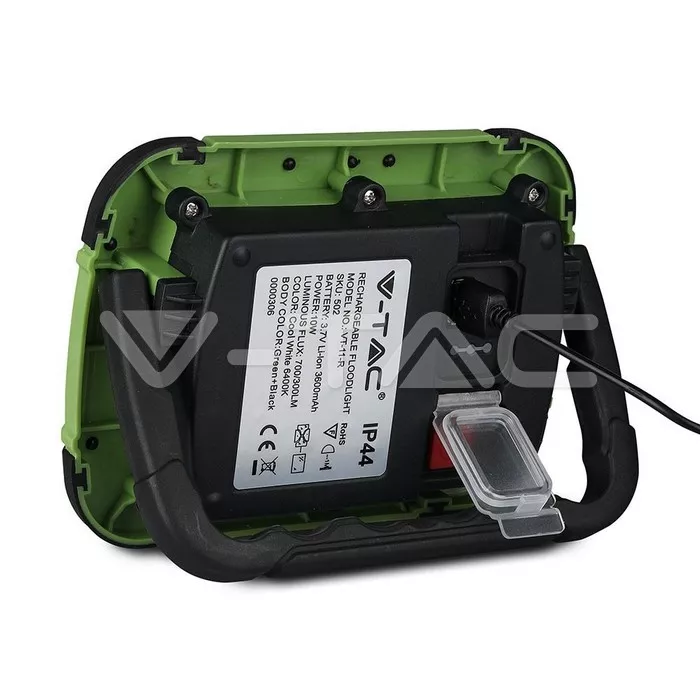 Reflector portabil 10W IP44 4000K 700lm cu funcție S.O.S + USB cip SAMSUNG V-TAC – IoElectronice.ro [2]