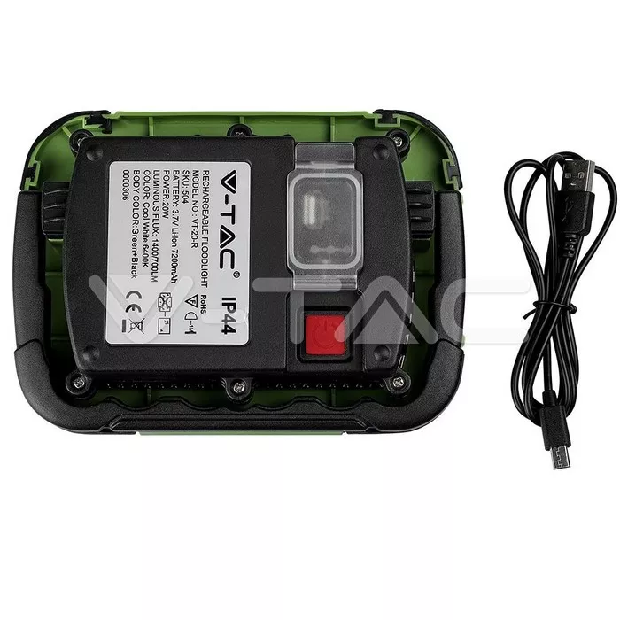 Reflector portabil 20W IP44 4000K 1400lm cip SAMSUNG V-TAC – IoElectronice.ro [3]