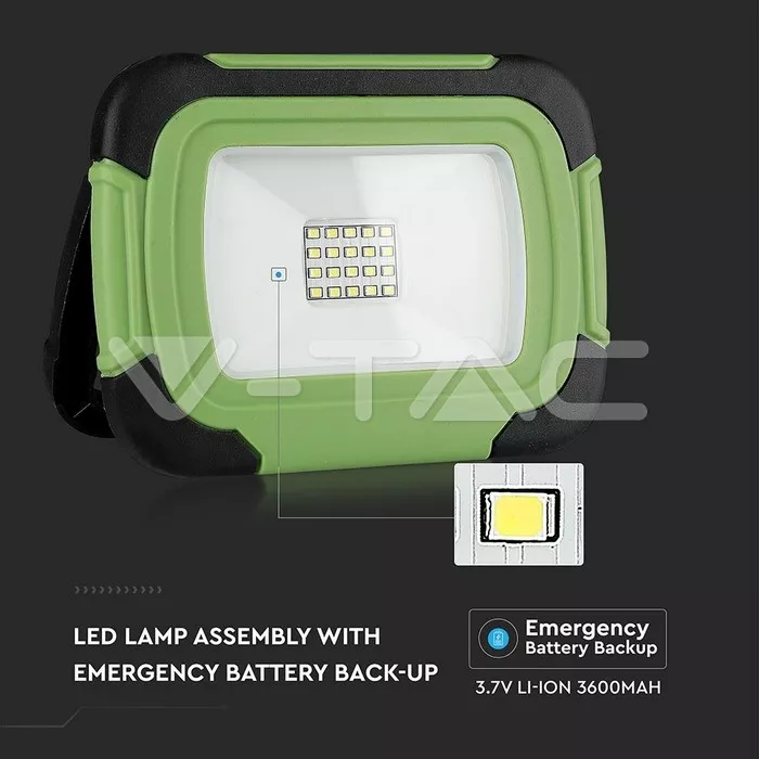 Reflector portabil 20W IP44 4000K 1400lm cip SAMSUNG V-TAC – IoElectronice.ro [8]